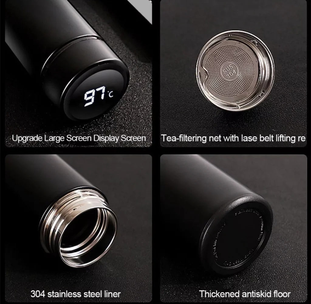 LED Stainless Steel Hot and Cold Bottle